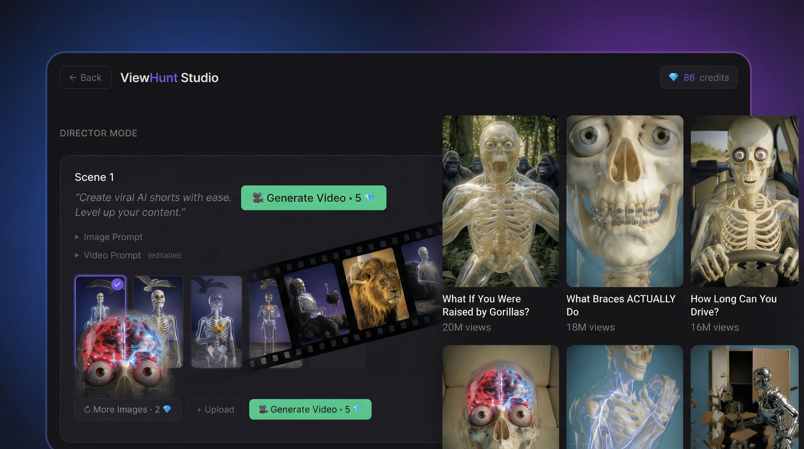 Skeleton Anatomy AI Videos